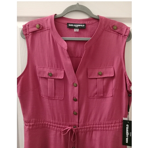 NWT Karl Lagerfeld Dress Size 12 - Picture 3 of 11